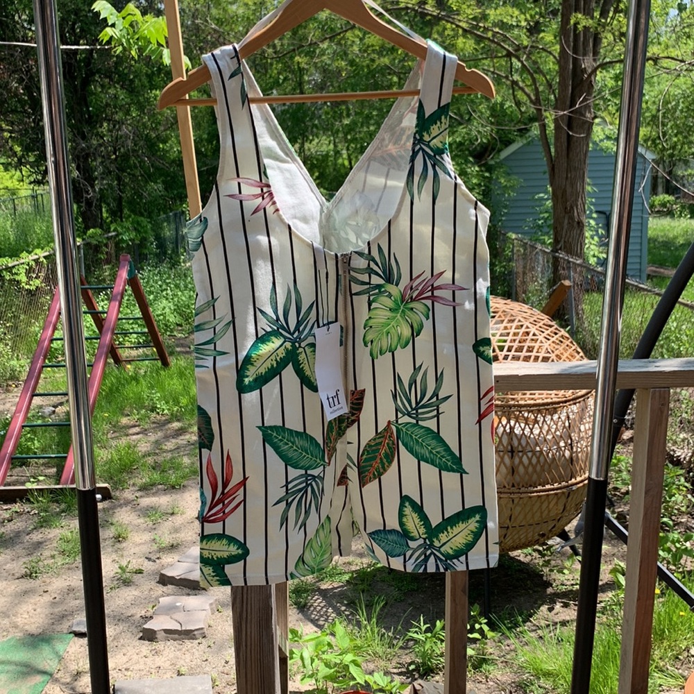 Zara Denim Romper Jumpsuit - Picture 3 of 7